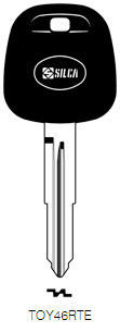 Afbeelding van Silca Transpondersleutel brass TOY46RTE zonder chip