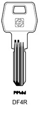 Afbeelding van Silca Boringsleutel brass DF4R