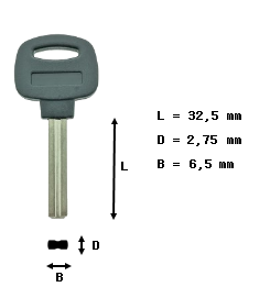 Afbeelding van GAD fietssleutel - Blokjessleutel KB30 (TECHNO / PROTECT)