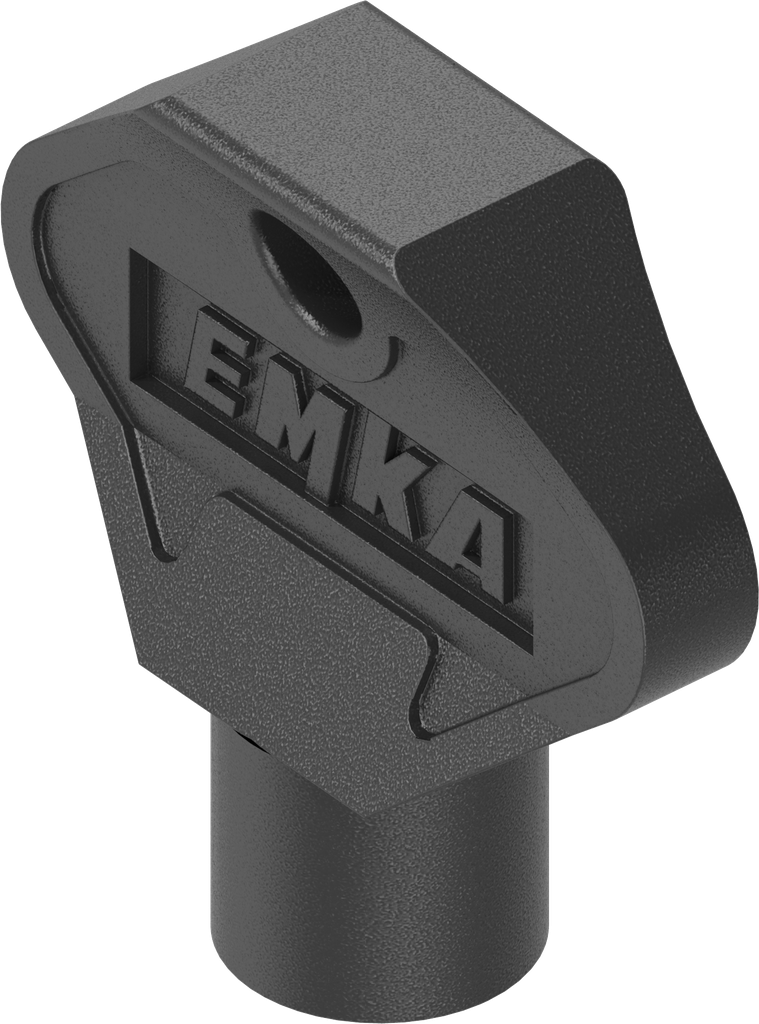 Afbeelding van EMKA sleutel vierkant 6 polyamide GF (39mm) - 1004-37