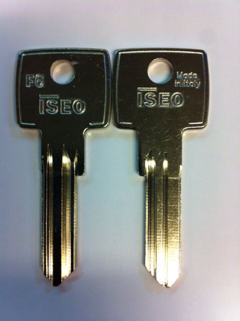 Afbeelding van Iseo F6 sleutel blind origineel