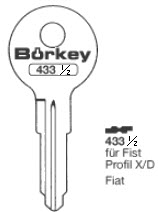 Afbeelding van Borkey Cilindersleutel 433½