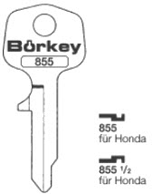 Afbeelding van Borkey Cilindersleutel 855½