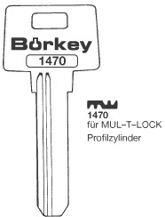 Afbeelding van Borkey Cilindersleutel 1470
