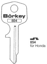 Afbeelding van Borkey Cilindersleutel 854