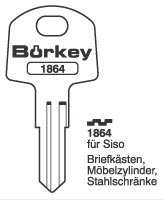 Afbeelding van Borkey 1864 Cilindersleutel voor SISO