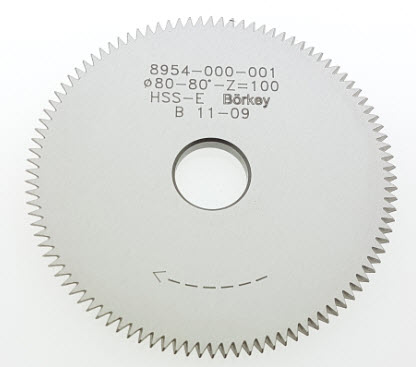 Afbeelding van Borkey cilinder frees 80x4,4x16mm