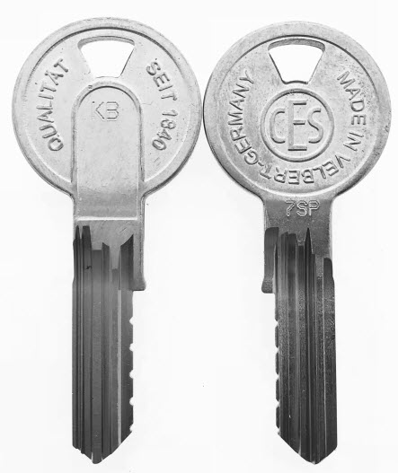 Afbeelding van Nemef cilindersleutel SV 110F - KB5 - GR7 BEF 245 7SP