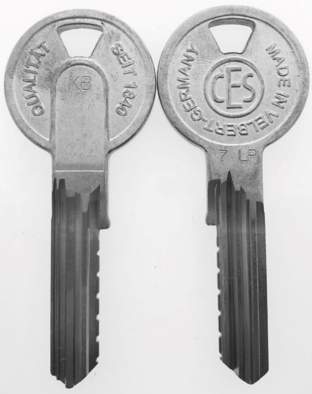 Afbeelding van Nemef cilindersleutel SV 110F - KB6 - GR7 AEF 245 7LP