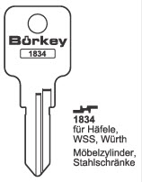 Afbeelding van Borkey 1834 Cilindersleutel voor HÄFELE