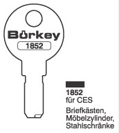 Afbeelding van Borkey 1852 Cilindersleutel voor CES
