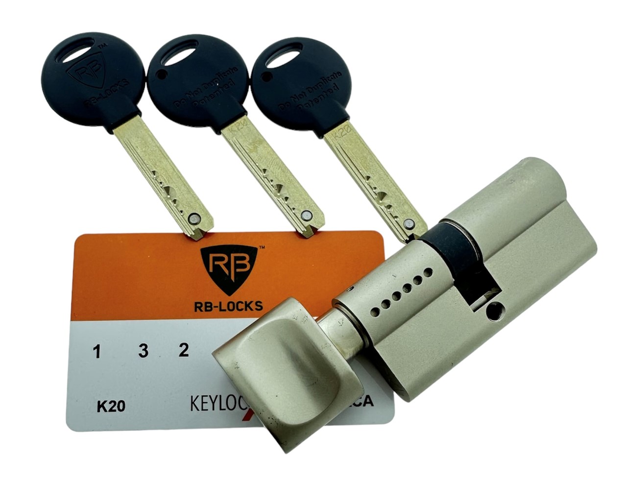Afbeelding van KeylocX K20 KNOPprofielcilinder K30-30 skg***
