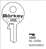 Afbeelding van Borkey 1686 Cilindersleutel voor JUNIE AUTOM.