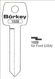 Afbeelding van Borkey 1528 Cilindersleutel voor AMERIK. FORD