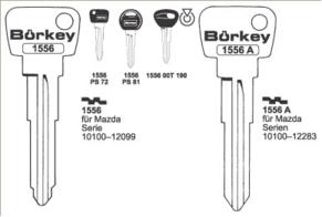 Afbeelding van Borkey 1556 Cilindersleutel voor MAZDA