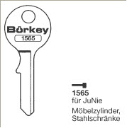 Afbeelding van Borkey 1565 Cilindersleutel voor JUNIE MÖBELZ.
