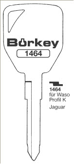 Afbeelding van Borkey 1464 Cilindersleutel voor WASO, PROF. K