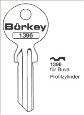 Afbeelding van Borkey 1396 Cilindersleutel voor BUVA