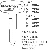 Afbeelding van Borkey 1327½ F Cilindersleutel voor YAMAHA 1230
