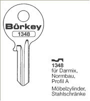 Afbeelding van Borkey 1348 Cilindersleutel voor NORMBAU, PR.A