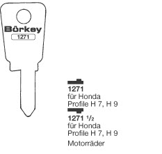 Afbeelding van Borkey 1271½ Cilindersleutel voor HONDA