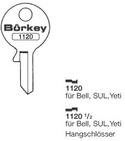 Afbeelding van Borkey 1120½ Cilindersleutel voor BELL YETI