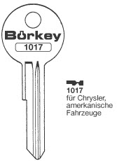 Afbeelding van Borkey 1017 Cilindersleutel voor CHRYSLER