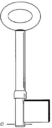 Afbeelding van Tilney borstsleutel smalle baard 101 5.5mm