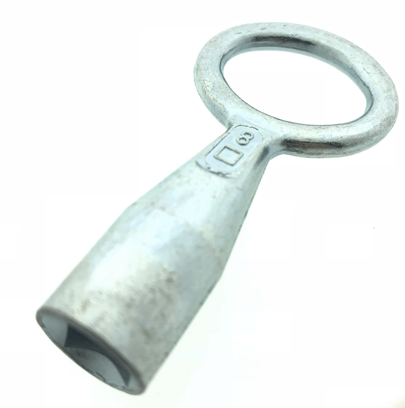 Afbeelding van STUV 0.95.617.0     vierkant 8mm doornsleutel (60mm lang)