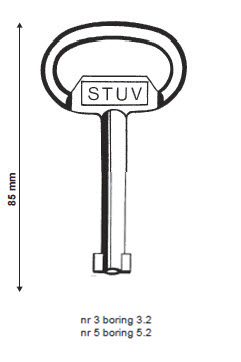 Afbeelding van STUV 0.95.662.0     5mm Hoog spanning  (90mm lang)